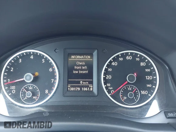 ✅ 2013 Volkswagen Tiguan S • VIN: WVGAV3AX0DW053329 • Лот: 44639582. Опубліковано раніше на IAAI з пробігом 130 179 миль. Безкоштовний доступ до архіву аукціонних продажів зі США та докладний звіт про історію автомобіля на DreamBid. Зображення 7.