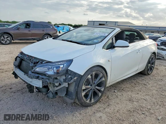 ✅ 2019 Buick Cascada Premium • VIN: W04WH3N51KG361220 • Lot: 50242376. Listed on Copart with 129,838 mi. Free auction sales archive from the USA and detailed vehicle history report at DreamBid. Image 1.