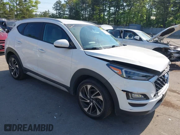 ✅ 2020 Hyundai Tucson Limited • VIN: KM8J3CAL7LU155613 • Lot: 45138749. Listed on IAAI with 25,549 mi. Free auction sales archive from the USA and detailed vehicle history report at DreamBid. Image 1.