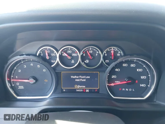 ✅ 2021 Chevrolet Silverado 1500 RST • VIN: 3GCUYEELXMG427343 • Lot: 43172269. Wystawiony na IAAI z przebiegiem 54 320 mil. Bezpłatny archiwum sprzedaży aukcyjnych z USA i szczegółowy raport historii pojazdu na DreamBid. Zdjęcie 7.