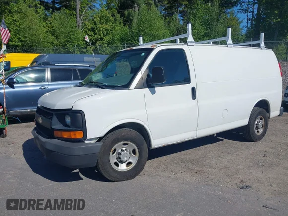 ✅ 2012 Chevrolet Express 2500 • VIN: 1GCWGFBG4C1113015 • Лот: 42334860. Опубликован ранее на IAAI с пробегом 182 858 миль. Бесплатный доступ к архиву аукционных продаж из США и подробный отчёт об истории автомобиля на DreamBid. Изображение 2.