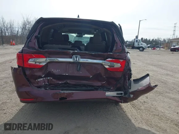 ✅ 2020 Honda Odyssey EX-L • VIN: 5FNRL6H71LB064394 • Lot: 44494768. Listed on IAAI with 97,371 mi. Free auction sales archive from the USA and detailed vehicle history report at DreamBid. Image 6.