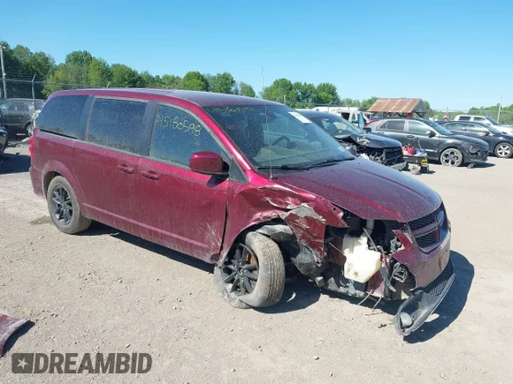 ✅ 2020 Dodge Grand Caravan GT • VIN: 2C4RDGEG6LR179052 • Лот: 45180598. Опубліковано раніше на IAAI з пробігом 133 665 миль. Безкоштовний доступ до архіву аукціонних продажів зі США та докладний звіт про історію автомобіля на DreamBid. Зображення 1.
