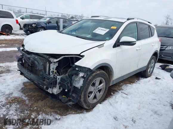 ✅ 2015 Toyota RAV4 XLE • VIN: 2T3RFREVXFW253085 • Lot: 44296040. Wystawiony na IAAI z przebiegiem 123 472 mil. Bezpłatny archiwum sprzedaży aukcyjnych z USA i szczegółowy raport historii pojazdu na DreamBid. Zdjęcie 2.