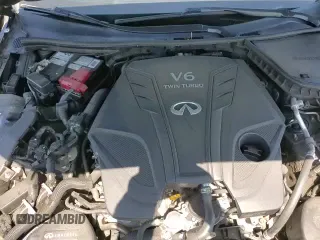 ✅ 2021 Infiniti Q50 Red Sport 400 • VIN: JN1FV7DPXMM850165 • Lot: 71072655. Listed on Copart with 55,835 mi. Free auction sales archive from the USA and detailed vehicle history report at DreamBid. Image 14.