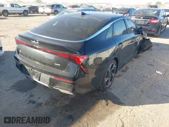✅ 2025 Kia K5 GT-Line • VIN: KNAG64J72S5351706 • Lot: 43887086. Wystawiony na IAAI z przebiegiem 3 510 mil. Bezpłatny archiwum sprzedaży aukcyjnych z USA i szczegółowy raport historii pojazdu na DreamBid. Zdjęcie 4.