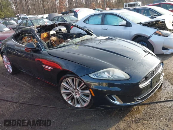 ✅ 2012 Jaguar XK • VIN: SAJWA4FB3CLB46987 • Лот: 41111650. Опубліковано раніше на IAAI з пробігом Не вказано. Безкоштовний доступ до архіву аукціонних продажів зі США та докладний звіт про історію автомобіля на DreamBid. Зображення 1.