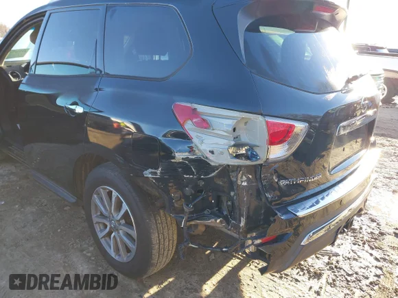✅ 2016 Nissan Pathfinder S • VIN: 5N1AR2MN4GC664558 • Lot: 41310709. Listed on IAAI with 120,121 mi. Free auction sales archive from the USA and detailed vehicle history report at DreamBid. Image 6.