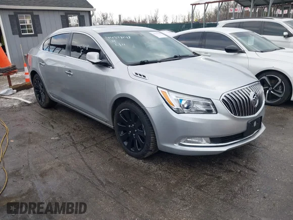 ✅ 2014 Buick LaCrosse Leather • VIN: 1G4GC5G30EF255458 • Lot: 44378148. Listed on IAAI with 77,906 mi. Free auction sales archive from the USA and detailed vehicle history report at DreamBid. Image 1.
