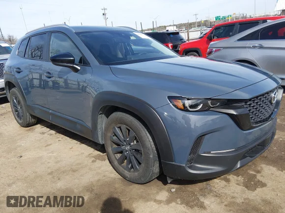 ✅ 2024 Mazda CX-50 S Preferred • VIN: 7MMVABBM2RN182413 • Lot: 44645729. Listed on IAAI with 28,449 mi. Free auction sales archive from the USA and detailed vehicle history report at DreamBid. Image 1.
