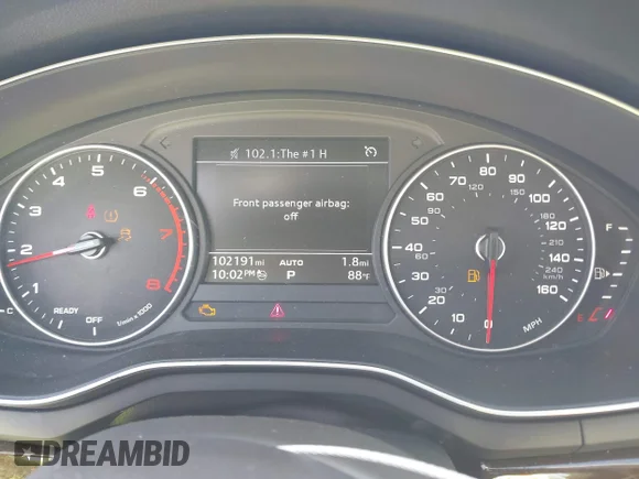 ✅ 2017 Audi A4 Premium • VIN: WAUGNAF4XHN004732 • Лот: 41687605. Опубліковано раніше на IAAI з пробігом 102 191 миль. Безкоштовний доступ до архіву аукціонних продажів зі США та докладний звіт про історію автомобіля на DreamBid. Зображення 7.