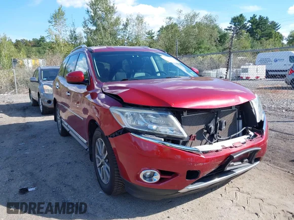 ✅ 2015 Nissan Pathfinder SV • VIN: 5N1AR2MM1FC663647 • Лот: 43128863. Опубліковано раніше на IAAI з пробігом 113 528 миль. Безкоштовний доступ до архіву аукціонних продажів зі США та докладний звіт про історію автомобіля на DreamBid. Зображення 1.