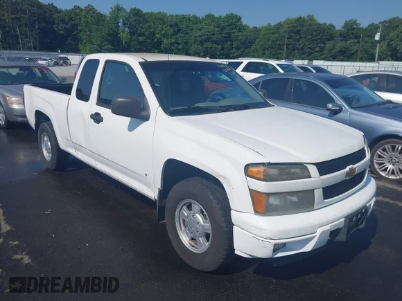 ✅ 2008 Chevrolet Colorado LS • VIN: 1GCCS299588185311 • Lot: 42575117. Listed on IAAI with 175,547 mi. Free auction sales archive from the USA and detailed vehicle history report at DreamBid. Image 1.