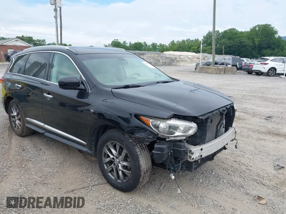 ✅ 2014 Infiniti QX60 • VIN: 5N1AL0MN3EC501077 • Lot: 45276344. Wystawiony na IAAI z przebiegiem 137 515 mil. Bezpłatny archiwum sprzedaży aukcyjnych z USA i szczegółowy raport historii pojazdu na DreamBid. Zdjęcie 1.
