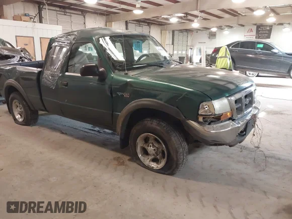 ✅ 2000 Ford Ranger XL • VIN: 1FTZR15V1YPA07601 • Lot: 41348299. Listed on IAAI with 167,572 mi. Free auction sales archive from the USA and detailed vehicle history report at DreamBid. Image 1.