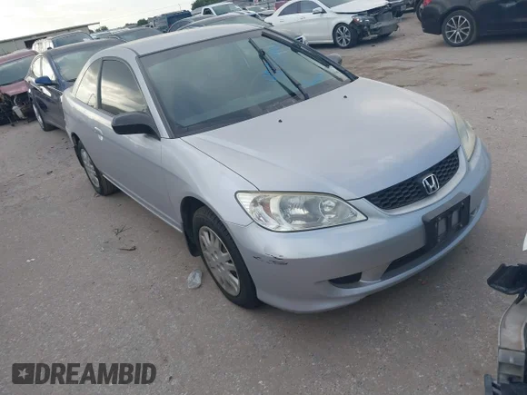 ✅ 2004 Honda Civic LX • VIN: 1HGEM21564L063903 • Лот: 42936443. Опубликован ранее на IAAI с пробегом Не указан. Бесплатный доступ к архиву аукционных продаж из США и подробный отчёт об истории автомобиля на DreamBid. Изображение 1.