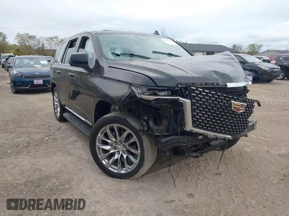 ✅ 2022 Cadillac Escalade Premium Luxury Platinum • VIN: 1GYS4DKL0NR130904 • Lot: 43436341. Wystawiony na IAAI z przebiegiem 69 613 mil. Bezpłatny archiwum sprzedaży aukcyjnych z USA i szczegółowy raport historii pojazdu na DreamBid. Zdjęcie 1.