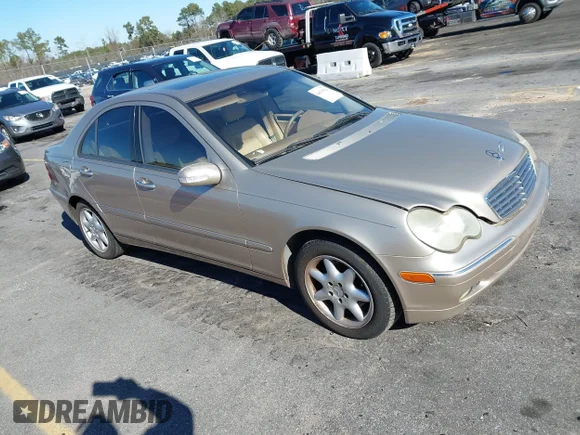 ✅ 2004 Mercedes-Benz C 240 • VIN: WDBRF61J74E018891 • Lot: 44178924. Listed on IAAI with 123,554 mi. Free auction sales archive from the USA and detailed vehicle history report at DreamBid. Image 1.