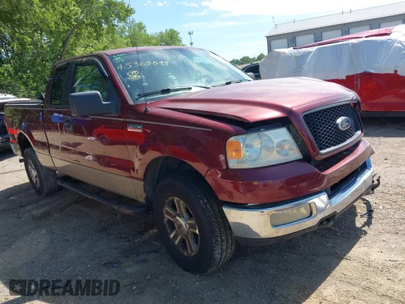 ✅ 2005 Ford F-150 XLT • VIN: 1FTPX14585NB45528 • Lot: 45363043. Wystawiony na IAAI z przebiegiem 180 145 mil. Bezpłatny archiwum sprzedaży aukcyjnych z USA i szczegółowy raport historii pojazdu na DreamBid. Zdjęcie 1.