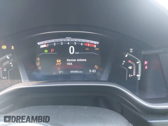 ✅ 2020 Honda CR-V EX • VIN: 7FARW1H5XLE022707 • Lot: 43913639. Wystawiony na IAAI z przebiegiem 93 483 mil. Bezpłatny archiwum sprzedaży aukcyjnych z USA i szczegółowy raport historii pojazdu na DreamBid. Zdjęcie 7.