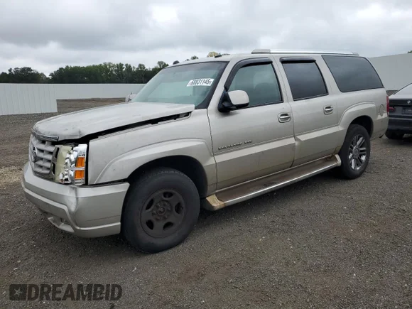 ✅ 2004 Cadillac Escalade ESV • VIN: 3GYFK66NX4G210613 • Lot: 68831145. Listed on Copart with Not provided. Free auction sales archive from the USA and detailed vehicle history report at DreamBid. Image 1.