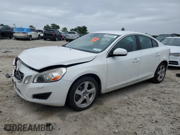 ✅ 2013 Volvo S60 T5 Premier • VIN: YV1612FS7D1219169 • Lot: 62409405. Listed on Copart with 107,736 mi. Free auction sales archive from the USA and detailed vehicle history report at DreamBid. Image 1.