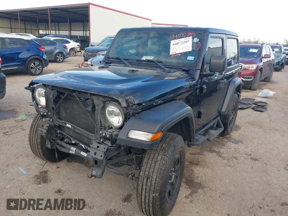 ✅ 2024 Jeep Wrangler Sport • VIN: 1C4PJXAG4RW361516 • Lot: 44072285. Wystawiony na IAAI z przebiegiem 25 496 mil. Bezpłatny archiwum sprzedaży aukcyjnych z USA i szczegółowy raport historii pojazdu na DreamBid. Zdjęcie 2.