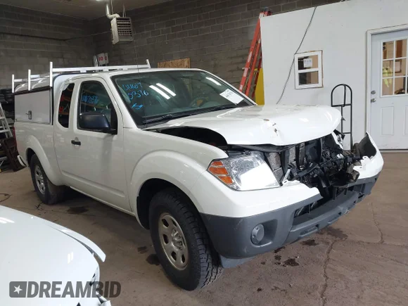 ✅ 2021 Nissan Frontier S • VIN: 1N6ED0CE4MN722482 • Lot: 44670376. Listed on IAAI with 106,437 mi. Free auction sales archive from the USA and detailed vehicle history report at DreamBid. Image 1.