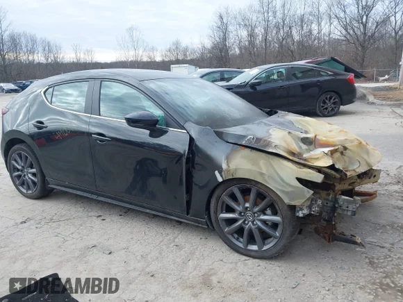 ✅ 2025 Mazda 3 S Preferred • VIN: JM1BPALM0S1778174 • Lot: 44008893. Listed on IAAI with 52 mi. Free auction sales archive from the USA and detailed vehicle history report at DreamBid. Image 1.