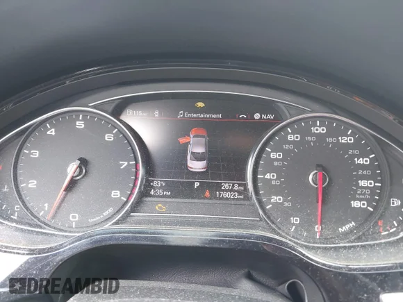 ✅ 2012 Audi A8 • VIN: WAURVAFD0CN007947 • Lot: 45325221. Listed on IAAI with 176,023 mi. Free auction sales archive from the USA and detailed vehicle history report at DreamBid. Image 7.