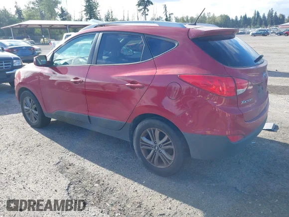 ✅ 2015 Hyundai Tucson SE • VIN: KM8JUCAGXFU021120 • Lot: 42898947. Wystawiony na IAAI z przebiegiem 150 730 mil. Bezpłatny archiwum sprzedaży aukcyjnych z USA i szczegółowy raport historii pojazdu na DreamBid. Zdjęcie 3.