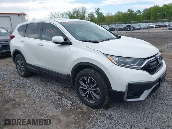 ✅ 2020 Honda CR-V EX-L • VIN: 7FARW2H83LE000810 • Lot: 45054014. Listed on IAAI with 56,574 mi. Free auction sales archive from the USA and detailed vehicle history report at DreamBid. Image 1.