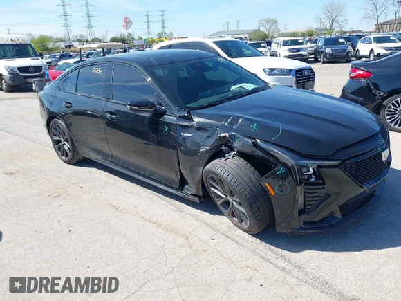 ✅ 2026 Cadillac CT5-V • VIN: 1G6DV5RW2T0111020 • Lot: 44905580. Listed on IAAI with 516 mi. Free auction sales archive from the USA and detailed vehicle history report at DreamBid. Image 1.