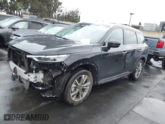 ✅ 2025 Infiniti QX60 Luxe • VIN: 5N1AL1FR8SC356460 • Lot: 44334411. Wystawiony na IAAI z przebiegiem 6 595 mil. Bezpłatny archiwum sprzedaży aukcyjnych z USA i szczegółowy raport historii pojazdu na DreamBid. Zdjęcie 2.