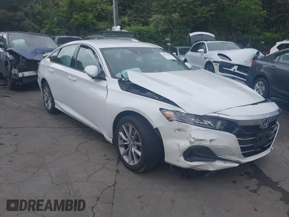 ✅ 2021 Honda Accord LX • VIN: 1HGCV1F15MA041780 • Лот: 44961409. Опубликован ранее на IAAI с пробегом Не указан. Бесплатный доступ к архиву аукционных продаж из США и подробный отчёт об истории автомобиля на DreamBid. Изображение 1.