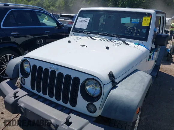 ✅ 2015 Jeep Wrangler Unlimited Sport • VIN: 1C4BJWDG4FL541012 • Lot: 45289781. Wystawiony na IAAI z przebiegiem 146 825 mil. Bezpłatny archiwum sprzedaży aukcyjnych z USA i szczegółowy raport historii pojazdu na DreamBid. Zdjęcie 6.