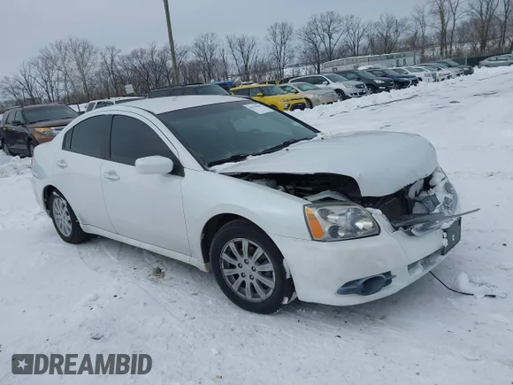 ✅ 2012 Mitsubishi Galant FE • VIN: 4A32B2FF9CE009052 • Lot: 44270601. Listed on IAAI with 101,360 mi. Free auction sales archive from the USA and detailed vehicle history report at DreamBid. Image 1.