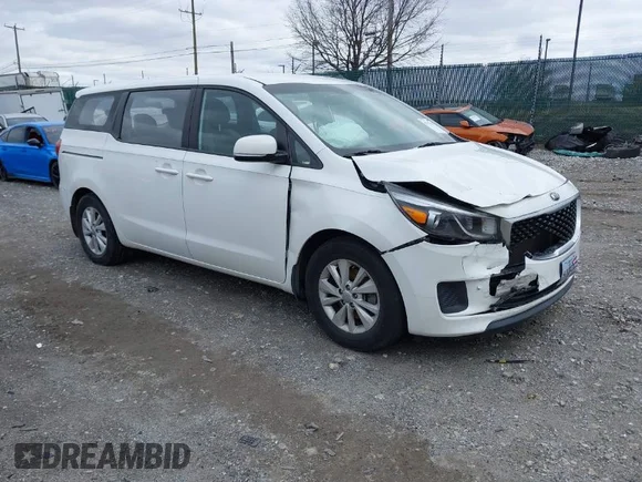 ✅ 2016 Kia Sedona L • VIN: KNDMA5C1XG6149734 • Lot: 41739316. Wystawiony na IAAI z przebiegiem Nie podano. Bezpłatny archiwum sprzedaży aukcyjnych z USA i szczegółowy raport historii pojazdu na DreamBid. Zdjęcie 1.