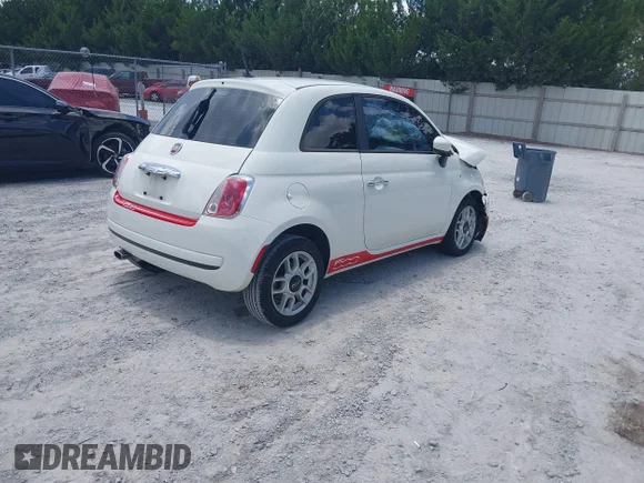 ✅ 2013 FIAT 500 Pop • VIN: 3C3CFFARXDT592032 • Lot: 42485808. Wystawiony na IAAI z przebiegiem 118 761 mil. Bezpłatny archiwum sprzedaży aukcyjnych z USA i szczegółowy raport historii pojazdu na DreamBid. Zdjęcie 4.