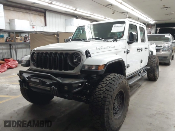 ✅ 2025 Jeep Gladiator Sport S • VIN: 1C6PJTAG4SL505220 • Lot: 44190517. Wystawiony na IAAI z przebiegiem 7 163 mil. Bezpłatny archiwum sprzedaży aukcyjnych z USA i szczegółowy raport historii pojazdu na DreamBid. Zdjęcie 2.