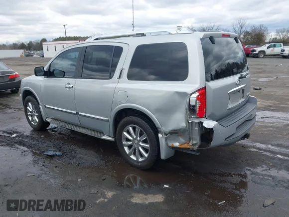 ✅ 2008 Infiniti QX56 • VIN: 5N3AA08C28N914798 • Lot: 44454134. Wystawiony na IAAI z przebiegiem 175 803 mil. Bezpłatny archiwum sprzedaży aukcyjnych z USA i szczegółowy raport historii pojazdu na DreamBid. Zdjęcie 3.