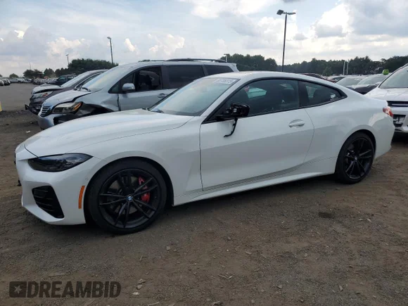 ✅ 2022 BMW 4 Series M440i xDrive • VIN: WBA13AR09NCH67453 • Lot: 68738375. Wystawiony na Copart z przebiegiem 33 487 mil. Bezpłatny archiwum sprzedaży aukcyjnych z USA i szczegółowy raport historii pojazdu na DreamBid. Zdjęcie 1.