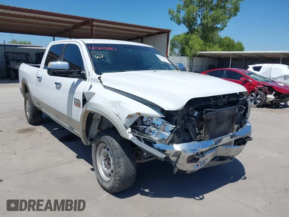 ✅ 2010 Dodge 2500 Laramie • VIN: 3D7UT2CL5AG114492 • Lot: 42805687. Listed on IAAI with 504,799 mi. Free auction sales archive from the USA and detailed vehicle history report at DreamBid. Image 1.