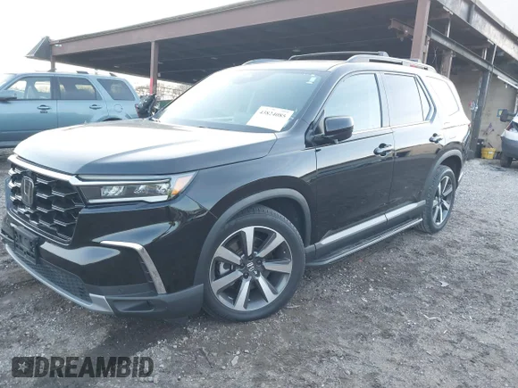✅ 2023 Honda Pilot Elite • VIN: 5FNYG1H83PB004442 • Лот: 43824085. Опубликован ранее на IAAI с пробегом 12 793 миль. Бесплатный доступ к архиву аукционных продаж из США и подробный отчёт об истории автомобиля на DreamBid. Изображение 2.