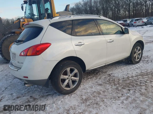 ✅ 2009 Nissan Murano LE • VIN: JN8AZ18W39W209370 • Lot: 44064670. Wystawiony na IAAI z przebiegiem Nie podano. Bezpłatny archiwum sprzedaży aukcyjnych z USA i szczegółowy raport historii pojazdu na DreamBid. Zdjęcie 4.