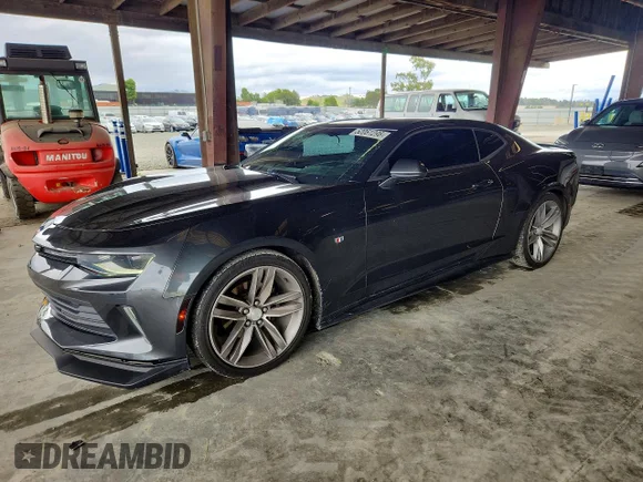 ✅ 2017 Chevrolet Camaro 1LT • VIN: 1G1FB1RS6H0193130 • Lot: 52061296. Listed on Copart with Not provided. Free auction sales archive from the USA and detailed vehicle history report at DreamBid. Image 1.