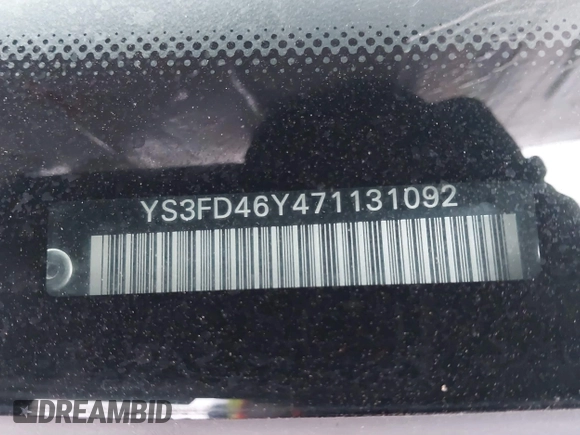 ✅ 2007 Saab 9-3 • VIN: YS3FD46Y471131092 • Лот: 40624652. Опубліковано раніше на IAAI з пробігом 152 276 миль. Безкоштовний доступ до архіву аукціонних продажів зі США та докладний звіт про історію автомобіля на DreamBid. Зображення 9.