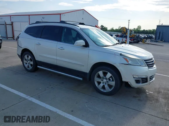 ✅ 2013 Chevrolet Traverse LTZ • VIN: 1GNKRLKD3DJ150899 • Lot: 45108760. Listed on IAAI with 293,587 mi. Free auction sales archive from the USA and detailed vehicle history report at DreamBid. Image 1.
