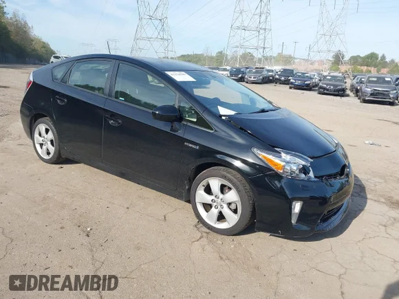 ✅ 2013 Toyota Prius Three • VIN: JTDKN3DU7D1711185 • Lot: 43370500. Listed on IAAI with 116,460 mi. Free auction sales archive from the USA and detailed vehicle history report at DreamBid. Image 1.