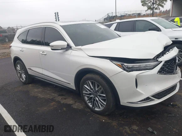 ✅ 2023 Acura MDX Advance • VIN: 5J8YE1H86PL020140 • Лот: 43845892. Опубликован ранее на IAAI с пробегом 39 605 миль. Бесплатный доступ к архиву аукционных продаж из США и подробный отчёт об истории автомобиля на DreamBid. Изображение 1.
